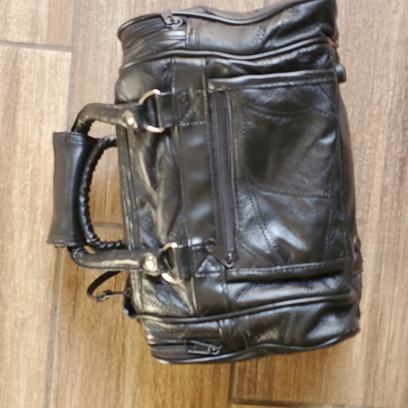 Black Leather Women's Bag - Picture 12 of 13
